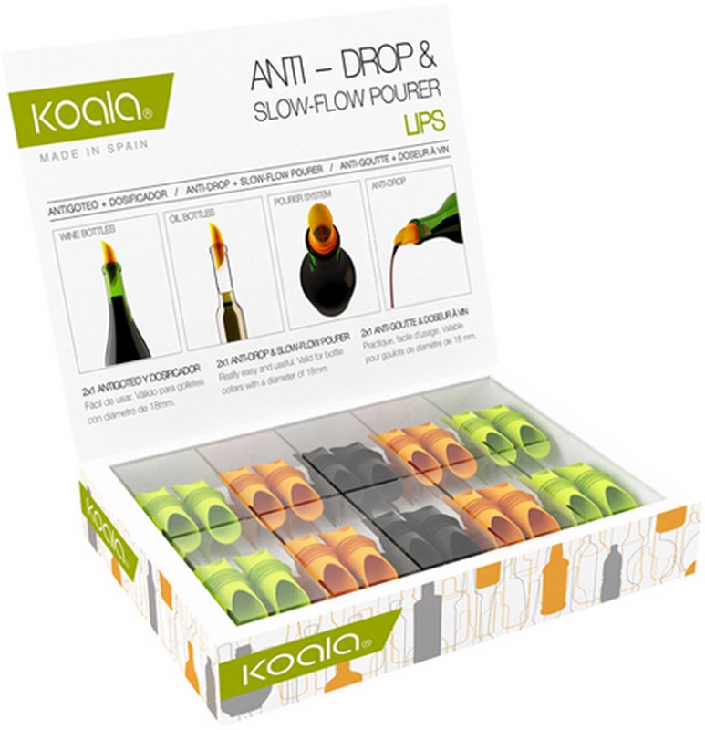 DISPLAY LIPS de 40 verseurs couleurs assorties (20 étuis x2)