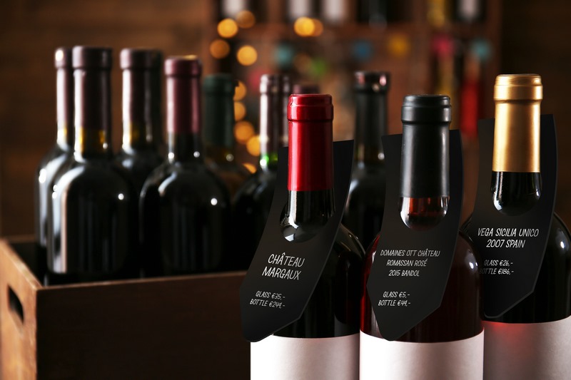 Kit de 10 ardoisines pour Btlles TAG-BO-WT