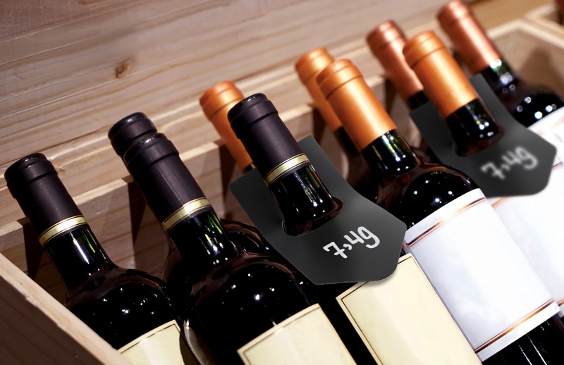 Kit de 10 ardoisines pour Btlles TAG-BO-WT