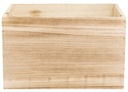 Caisse bois ardoise 21x35x28,3cm 