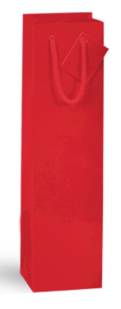 E1013 Lot de 20 x Sac Tendance Rouge 1 btl 380x100x90 mm