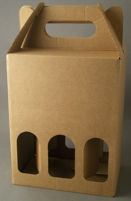 E1166 Portable pour Bières 6 TK - 6 x 33 cl coloris naturel 235x185x125 mm colisé par 80