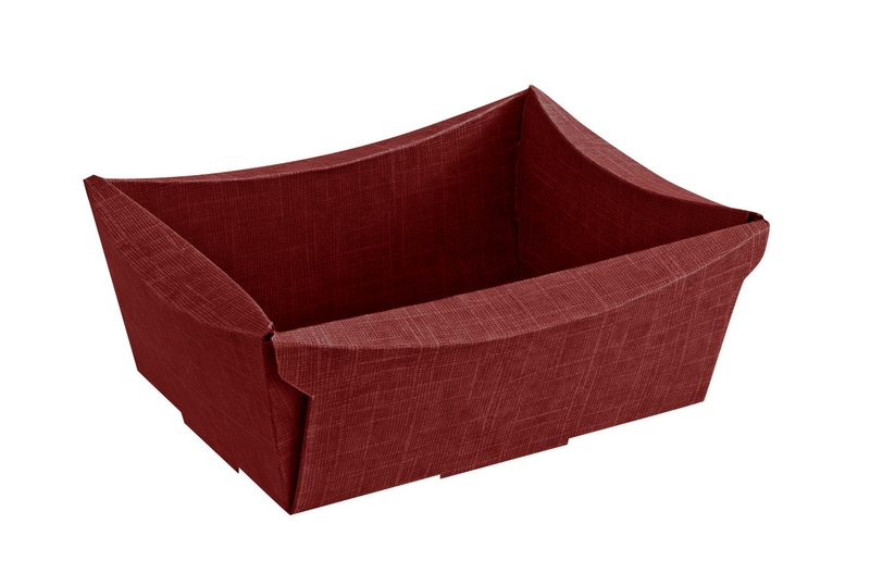 333 Corbeille bordeaux, petite, 200 x 150 x 80 mm