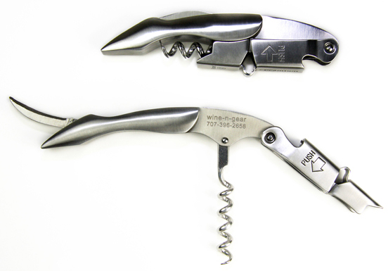 12 Sommeliers PRESTIGE Inox en Boite Plexi