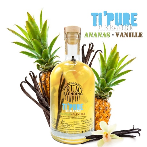 [AL-RUM-ANANAS VANILLE] Rhum Ananas Vanille 70 cl 34%