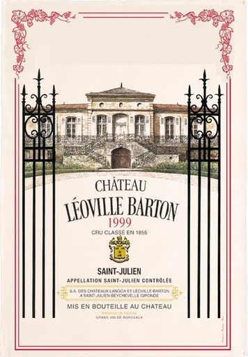 [AG-F175-8491132000] Torchon Château Léoville Barton