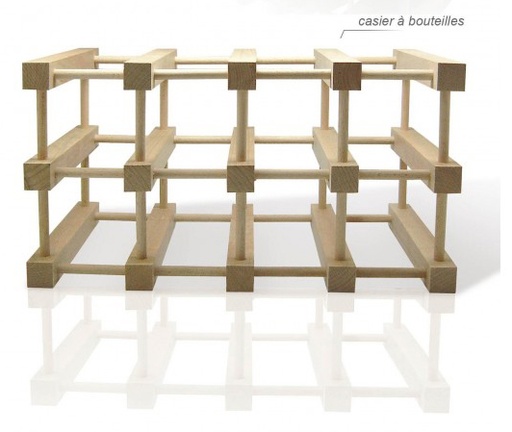 [AG-F134-FIC007] FIC007 Casier bois pour 8 bouteilles